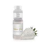 Tinker Dust - White (4g 1x Mini Pump) Edible Glitter for Desserts, Beverages, Cupcakes, Cake Pops and Cookies by Bakell