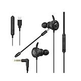 Discover D714U Wired 3.5mm and USB Earbud Headset for Business Calls, Meetings and Personal Use | Compatible with apps Like RingCentral, Avaya, Zoom, MS Teams and More