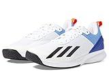 adidas Men's Courtflash Speed Tennis Shoe, White/Black/Black, 9.5