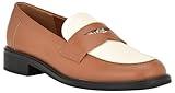 Nine West Women's Seeme3 Loafer, Brown/Chic Cream 211, 7.5