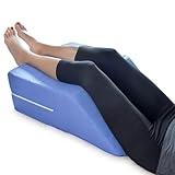 DMI Leg Wedge Pillow for Back Pain Relief (FSA Eligible) | High-Density Foam | Bed Wedge Pillow For Legs Elevation | Knee Pain, Post Surgery Pillow | Circulation and Swelling | Pregnancy | Blue