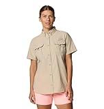 Columbia Women's Bahama II Short Sleeve, Fossil, Large
