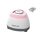 SWDTLAB Mini Vortex Mixer, 3500rpm Lab Vortex Shakers with Touch Function LED Indicator Vortex Paint Mixer for Nail Polish Ink Eyelash Adhesives Test Tubes Vortex Mixing and Acylic Paint Pink