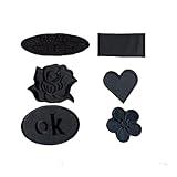 Clothing Repair Patch, 6PCS Down Jacket Repair Patches, Self Adhesive Decoration Patches for Jeans Jacket Clothing Handbag Shoes Caps Down Jacket Bag Outerwear (Style A）