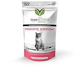 VetriScience Probiotic Everyday for Cats, Digestive Support Supplement, Duck Flavor, 60 Bite Sized Chews - Probiotics and Prebiotics, GI and Immune Support