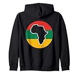 Black History Month Retro African Women Men Kids Zip Hoodie