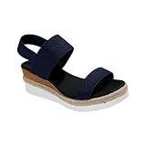 Generic fashion sneakers for women 2024 Fall Sandalias cós mujer sandalias informales de tacón bajo de verano zapatos planos romanos un botón mujer zapatos I-532 Blue 7