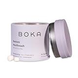 Boka Travel Size Mouthwash Tablets - Hydroxyapatite, Fluoride Free & Alcohol Free - Chewable Tablets to Freshen Breath, Kill Odor Quickly - (90 Pcs, Mint)
