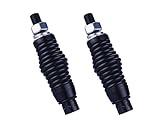 LIUJJYH Black LED Whip Lights Spring Mounting Base 1/2 "x 20 Threaded Holes Bases Compatible with Off-Road ATVs UTVs Jeep Polaris RZR-2Pcs