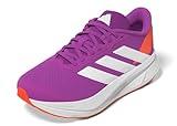 adidas Duramo SL Sneaker, Purple Burst/White/Impact Orange, 5 US Unisex Big Kid