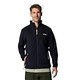 Columbia Men's Sequoia Grove Full Zip Fleece, Black/Black/Ancient Fossil Pulls, Medium