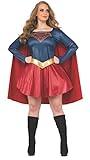 Rubie's Women's Supergirl Tv Show Dress Adult Sized Costumes, As Shown, Plus