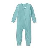 Burt's Bees Baby Unisex Baby Sleeper, Honeysoft Pajamas, Footless One-Piece Zip-Up PJ, Soft Organic Cotton & Lyocell Blend