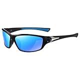 KELINFONG Mens Sunglasses Polarized, UV400 Protection Mens Sport Sunglasses for Running Fishing Cycling Driving Golf