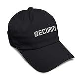 Speedy Pros Soft Baseball Cap Professional Security Guard A Embroidery Others Surveillance Twill Cotton Monitoring Dad Hats for Men & Women Black Design Only