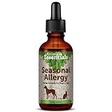 Animal Essentials Seasonal Allergy- Herbal Formula for Dogs & Cats for Occasional Allergy Relief, Sweet Taste, 100% Organic Human Grade Herbs, Veterinarian Recommended Animal Wellness Tonics - 1 Fl Oz