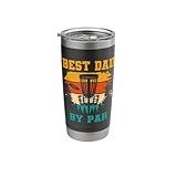 Fathers Day Men Best Dad By Par Disc Golf Stainless Steel Insulated Tumbler