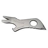 Gerber Gear Shard 7-in-1 Keychain Bottle Opener Multitool with Screwdriver, Gifts for Men - Silver