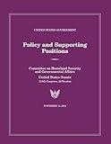 United States Government Policy and Supporting Positions: Plum Book 2024