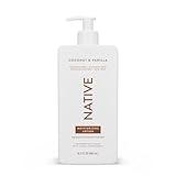 Native Body Lotion Contains Naturally Derived Plant-Based Moisturizers for Women and Men | Restores Dry Skin, Coconut & Vanilla, 16.5 fl oz