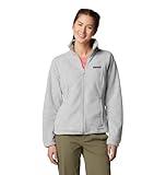 Columbia Womens Benton Springs Full Zip Fleece Jacket, Cirrus Grey Heather, Medium