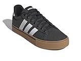 adidas Men's Daily 4.0 Sneaker, Black/White/Gum, 10.5