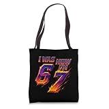 I Was 6 Now I’m 7 Gamer Meme Shirt Gen Z Alpha Pixel Video Tote Bag