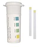 Restaurant Quaternary Ammonium (QAC, Multi Quat) Sanitizer Plastic Test Strips, 0-400 ppm [Vial of 50 Strips]