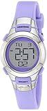 Armitron Sport Women's 45/7012PRSV Purple and Silver-Tone Digital Watch