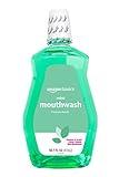 Amazon Basics Fresh Breath Mouthwash, Mint, 50.7 Ounce (Pack of 1), (Previously Solimo)