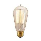 Bulbrite 134019 40W Nostalgic Edison Squirrel Cage-style Bulb - 4 Pack