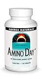 Source Naturals Amino Day - 20 Free Form Amino Acids Supports Quality Dieting During Nutrition - 120 Tablets