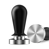 Dailyart 58mm Espresso Tamper - Spring-loaded Coffee Tamper, Barista Espresso Accessories with 30lbs Springs, 100% Flat Stainless Steel Base Tamper Fits