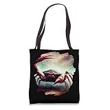Giant Crab Art Crabs Seafood Crabmeat Ocean Fishing Tote Bag