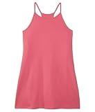 Under Armour Girls' Standard Motion Dress (Big Kids), Super Pink/White