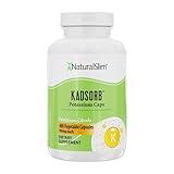 NaturalSlim Kadsorb Natural Potassium Citrate - Supports Electrolyte Balance & Normal PH, Non-GMO & Gluten-Free, Absorbable Potassium Supplement with Essential Minerals - 99 mg 400 Capsules (Solo)