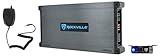 Rockville DBM50 4000W Peak/980W RMS 5-Channel Marine Amplifier, IPX6 Waterproof, Adjustable Crossover, PA Mic Included, Perfect for Boats and Marine Audio