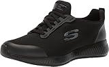 Skechers Women's Squad Sr Food Service Shoe, Black, 11