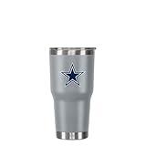 FOCO Dallas Cowboys NFL Team Logo 30 oz Tumbler - Gray