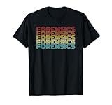 Vintage Forensics Retro Text Psychology Science True Crime T-Shirt