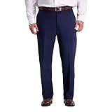 Haggar Men's Work To Weekend No Iron Flat Front Pant Reg. And Big & Tall Sizes