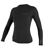 O'Neill Wetsuits Women's Thermo-x Long Sleeve Crew Wetsuits, Black, Medium US