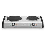 Cuisinart Countertop, Double Burner, Silver