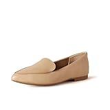 Amazon Essentials Women's Loafer Flat, Beige, 8