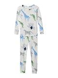 GAP Unisex Baby Long John Pajama Set Elephant Print 4 Years