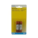 Bussmann Bussman BP/NON-30 30 Amp 250 Volt Fast Acting Cartridge Fuses 2 Count, No Color