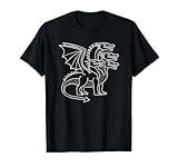 Four-Headed Dragon Mythical Creature Folklore Mythology T-Shirt