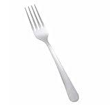 Winco 12-Piece Windsor Dinner Fork Set, 18-0 Stainless Steel,Silver