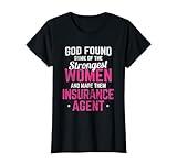 Strongest Women Insurance Agent Insurance Broker Insurance T-Shirt