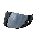 ZQIYDYP K1 Motorcycle Helmet Shield for K1, K1S, K3SV, K5, K5S, Replacement Helmet Visor for K5 (Deep Black)